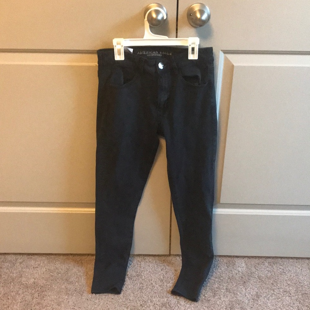 black american eagle jeans